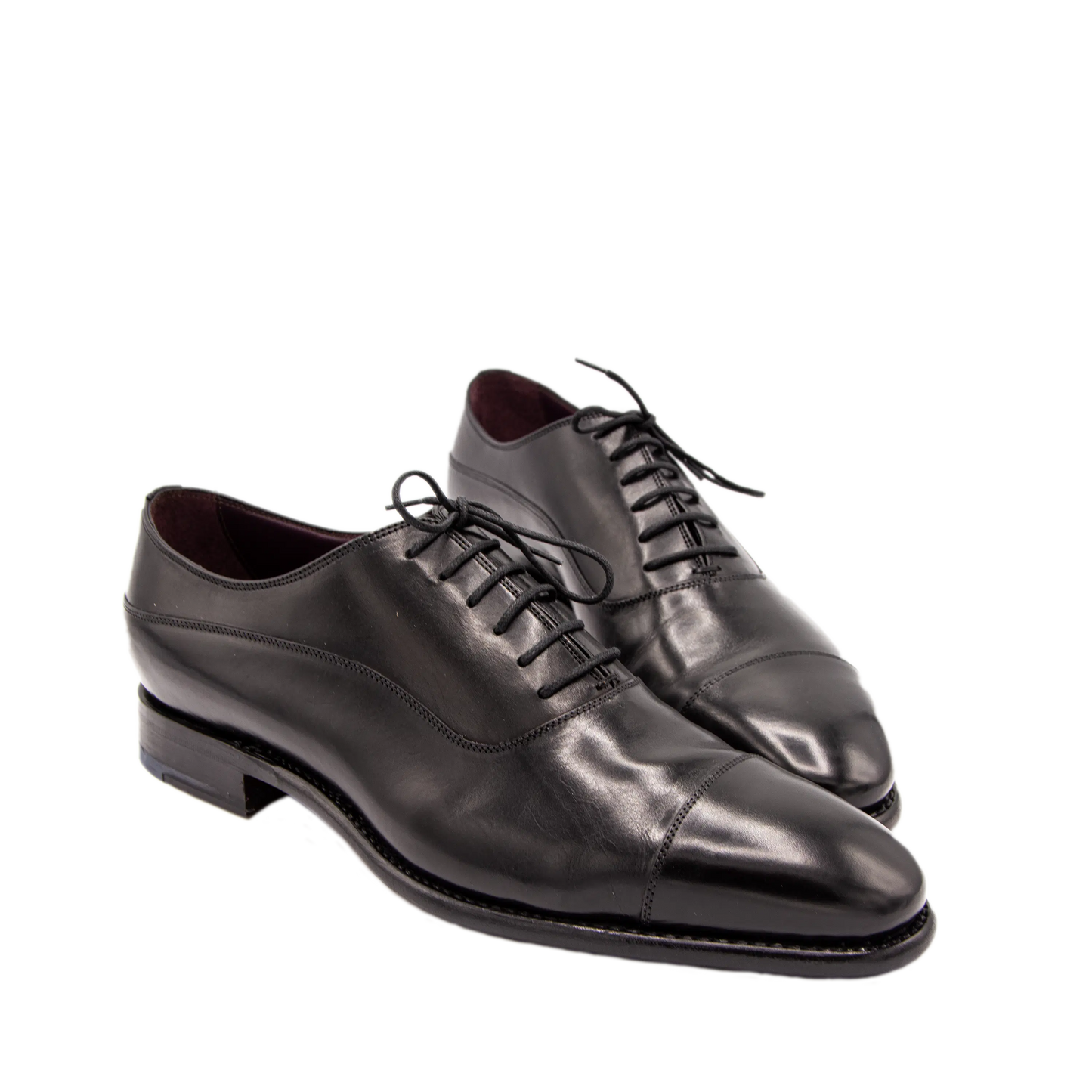 Fratelli Borgioli, musta cap toe oxford