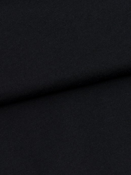 mens_short_sleeve_v_neck_t_shirt_riley_pima_cotton_black_fabric